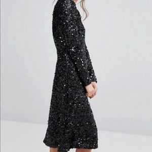 Sequin Midi Dress